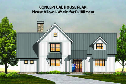 3 Bed, 3 Bath, 2409 Square Foot House Plan - #8504-00150