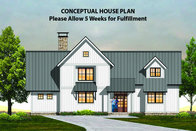 House Plan House Plan #19657 Front Elevation 
