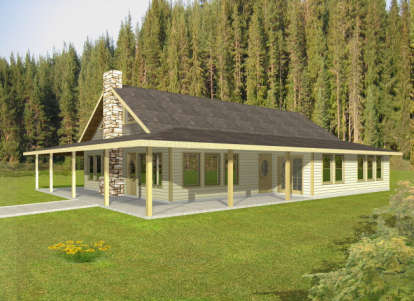 Northwest House Plan #039-00525 Elevation Photo