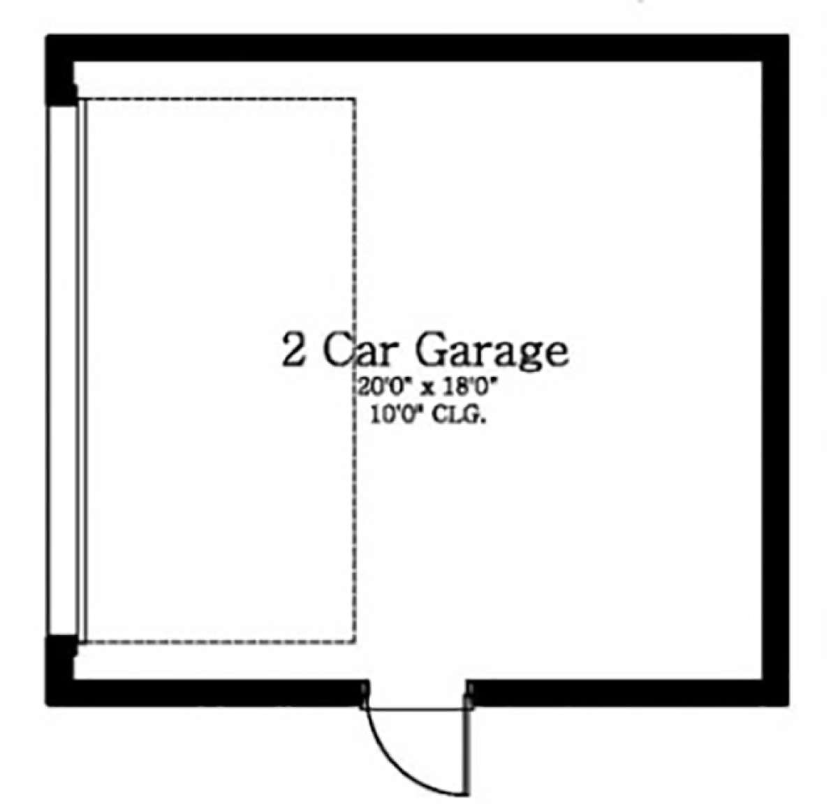 Detached Garage for House Plan #3978-00038