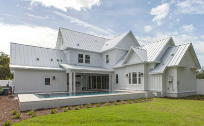 Modern Farmhouse House Plan #3978-00039 Elevation Photo