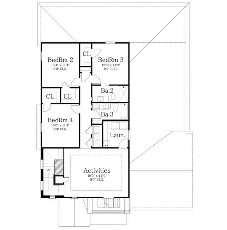 House Plan House Plan #19666 Drawing 2
