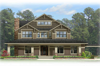 House Plan House Plan #19667 Front Elevation 