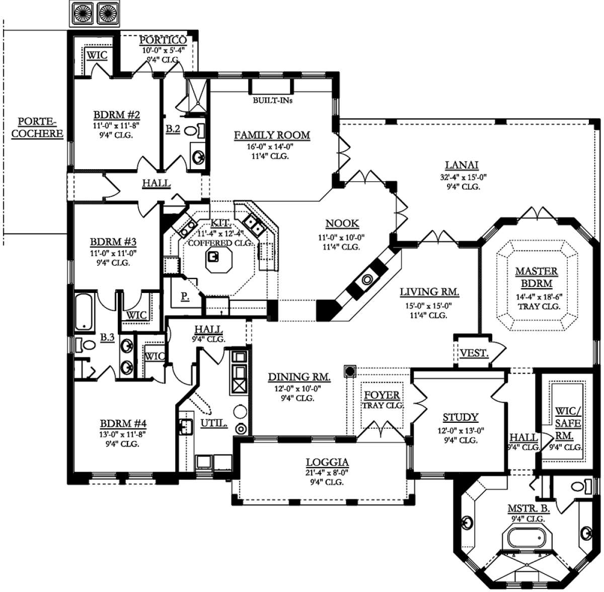 Main Floor  for House Plan #3978-00044