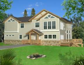 Craftsman House Plan #039-00526 Elevation Photo