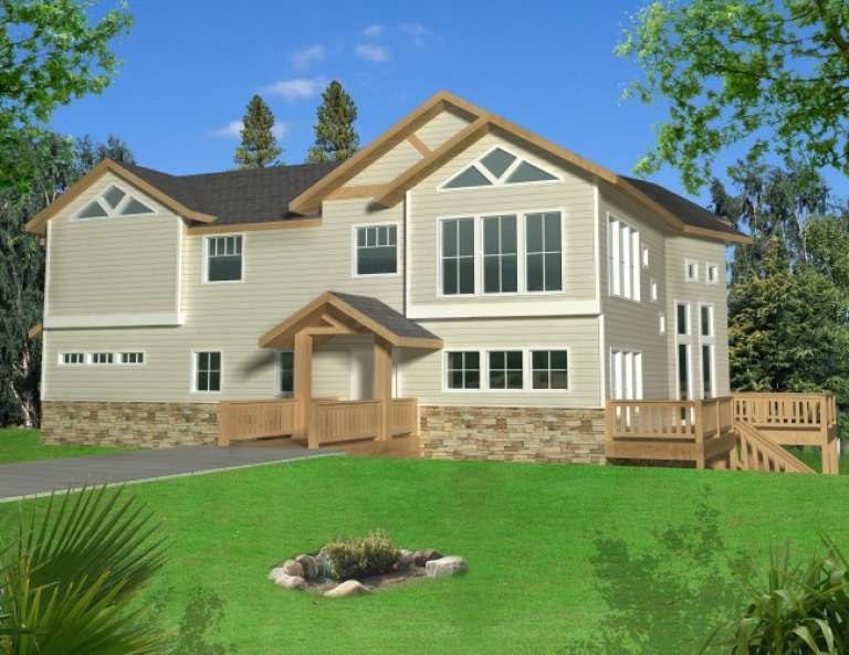 Craftsman House Plan #039-00526 Elevation Photo