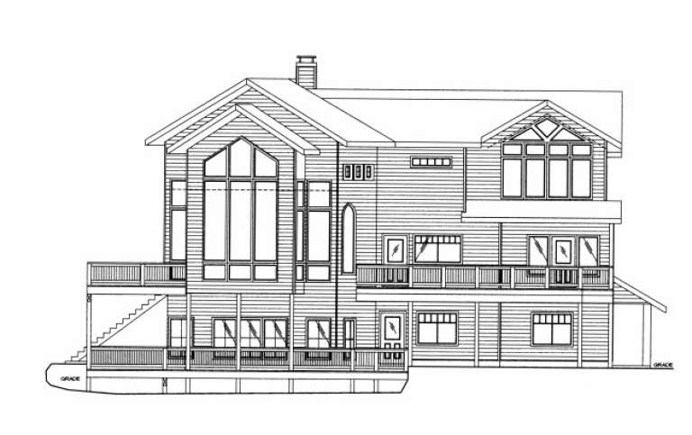 Craftsman House Plan #039-00526 Elevation Photo