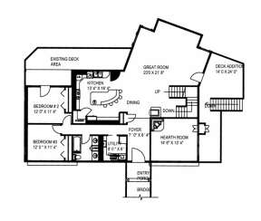 First Floor for House Plan #039-00526