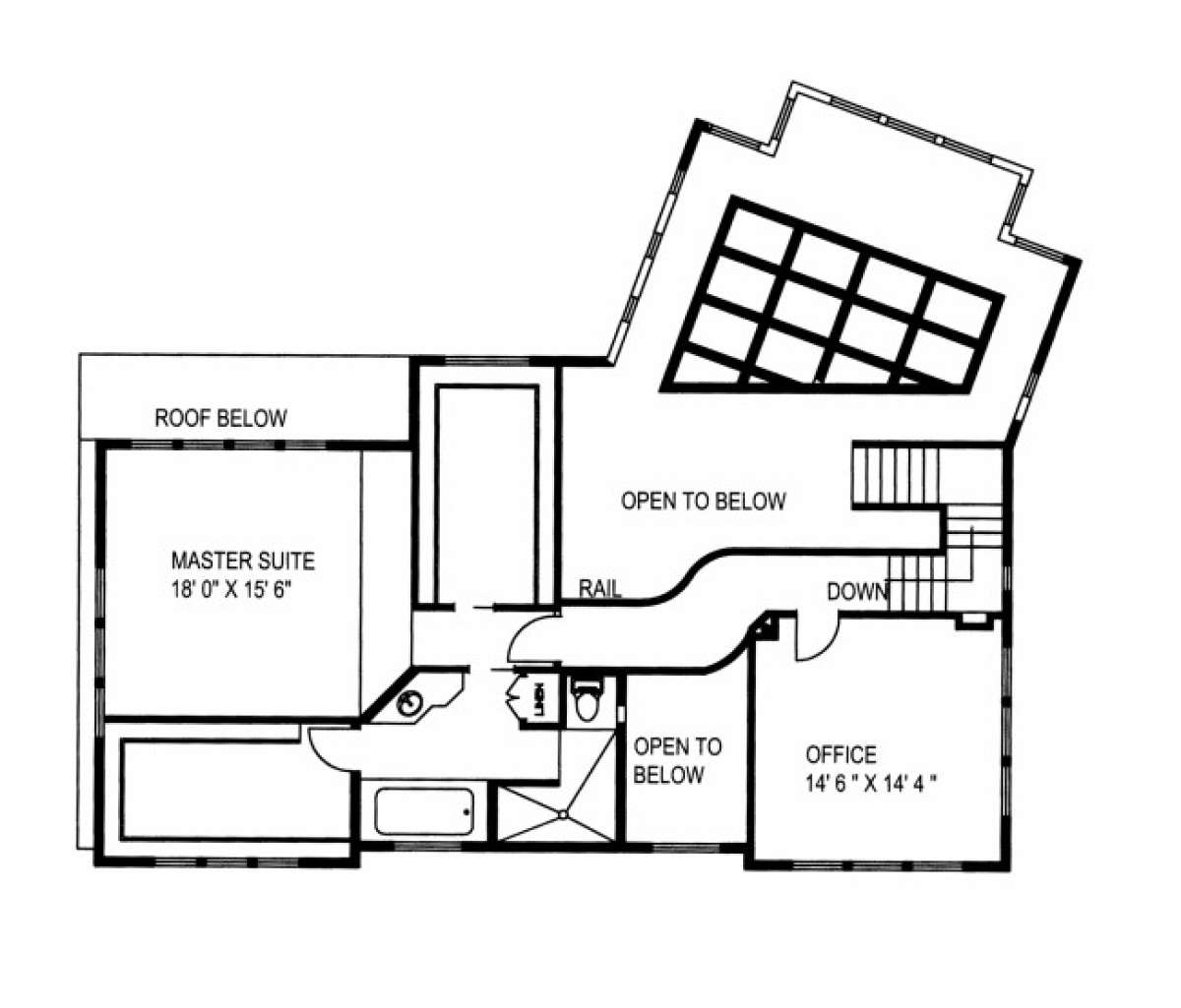 Second Floor for House Plan #039-00526