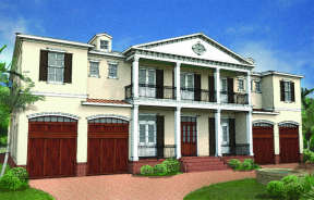 Luxury House Plan #3978-00045 Elevation Photo