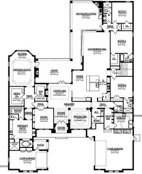 Main Floor  for House Plan #3978-00049