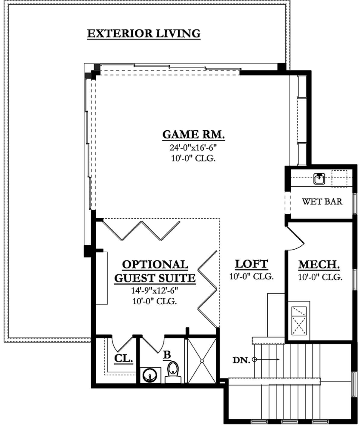 Second Floor for House Plan #3978-00049
