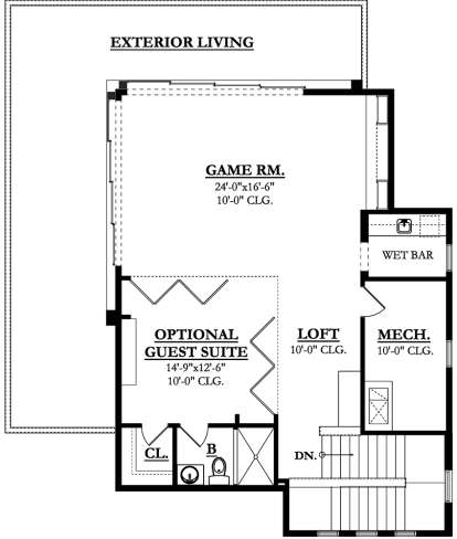 Second Floor for House Plan #3978-00049