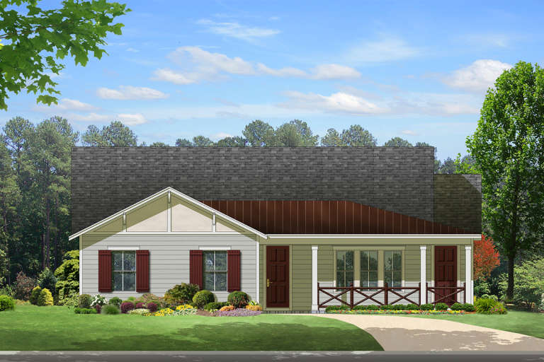 House Plan House Plan #19677 Front Elevation