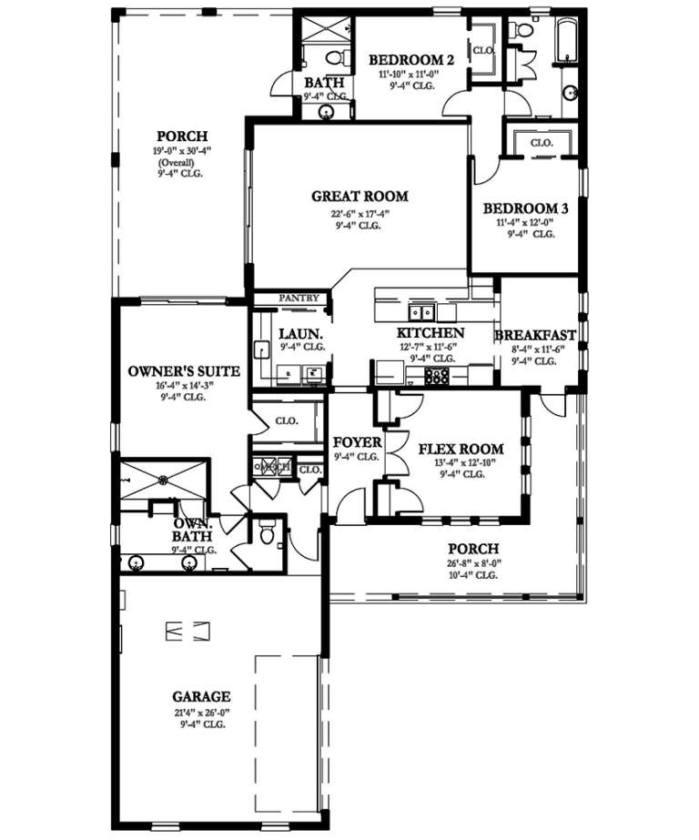 House Plan House Plan #19677 Drawing 1