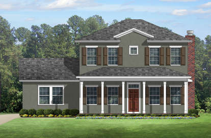 Traditional House Plan #3978-00054 Elevation Photo