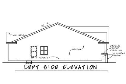 Ranch House Plan #402-01542 Elevation Photo