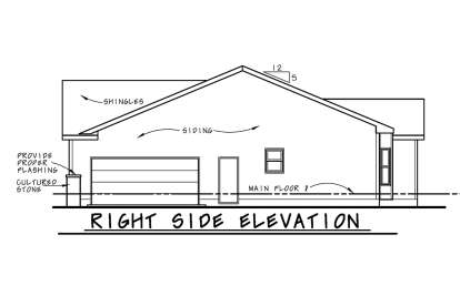 Ranch House Plan #402-01542 Elevation Photo