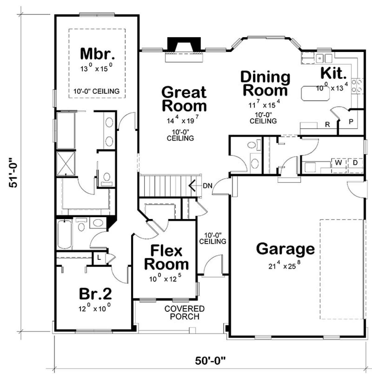Main Floor for House Plan #402-01542