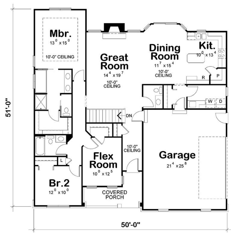 House Plan House Plan #19682 Drawing 1