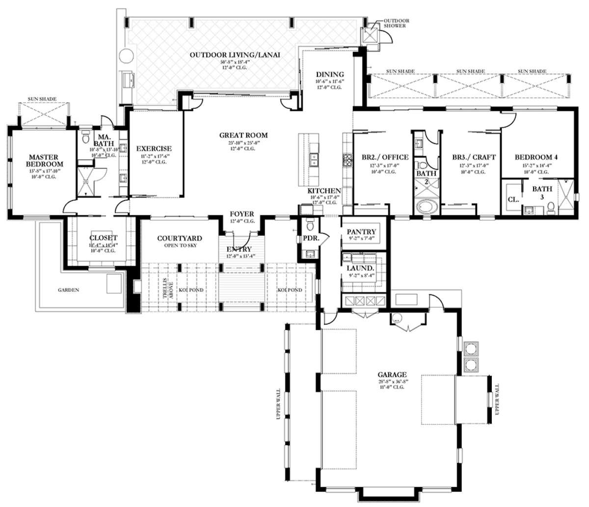 Main Floor  for House Plan #3978-00056