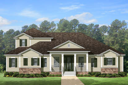 Traditional House Plan #3978-00057 Elevation Photo