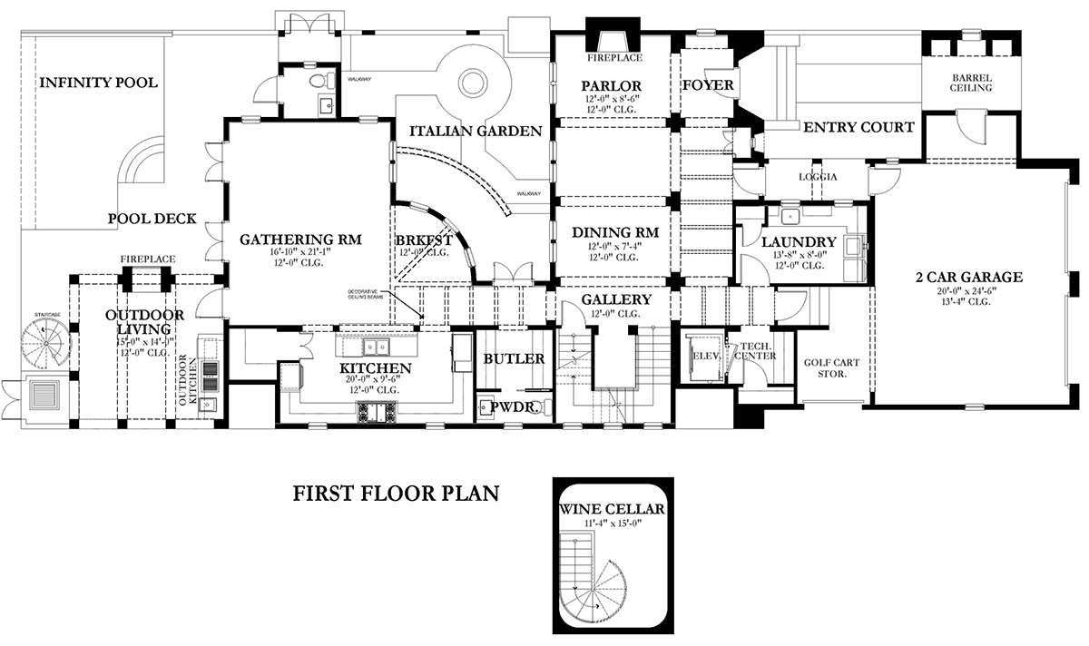 Main Floor  for House Plan #3978-00058