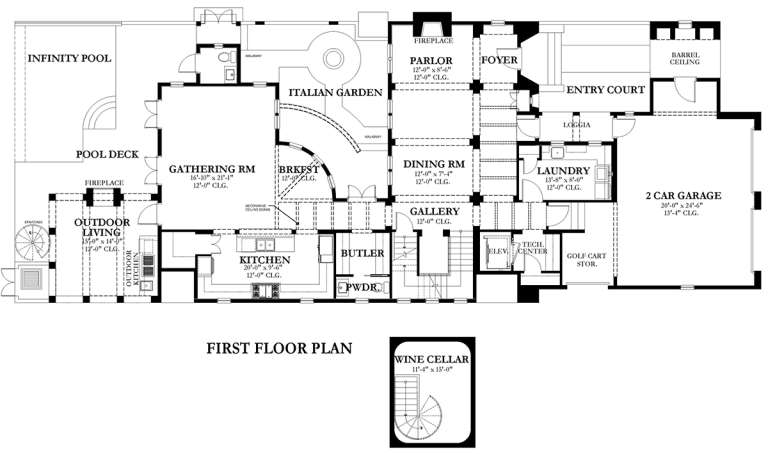 House Plan House Plan #19685 Drawing 1