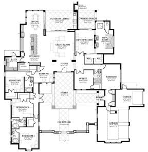 Main Floor  for House Plan #3978-00059