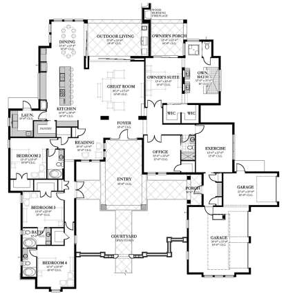 Main Floor  for House Plan #3978-00059