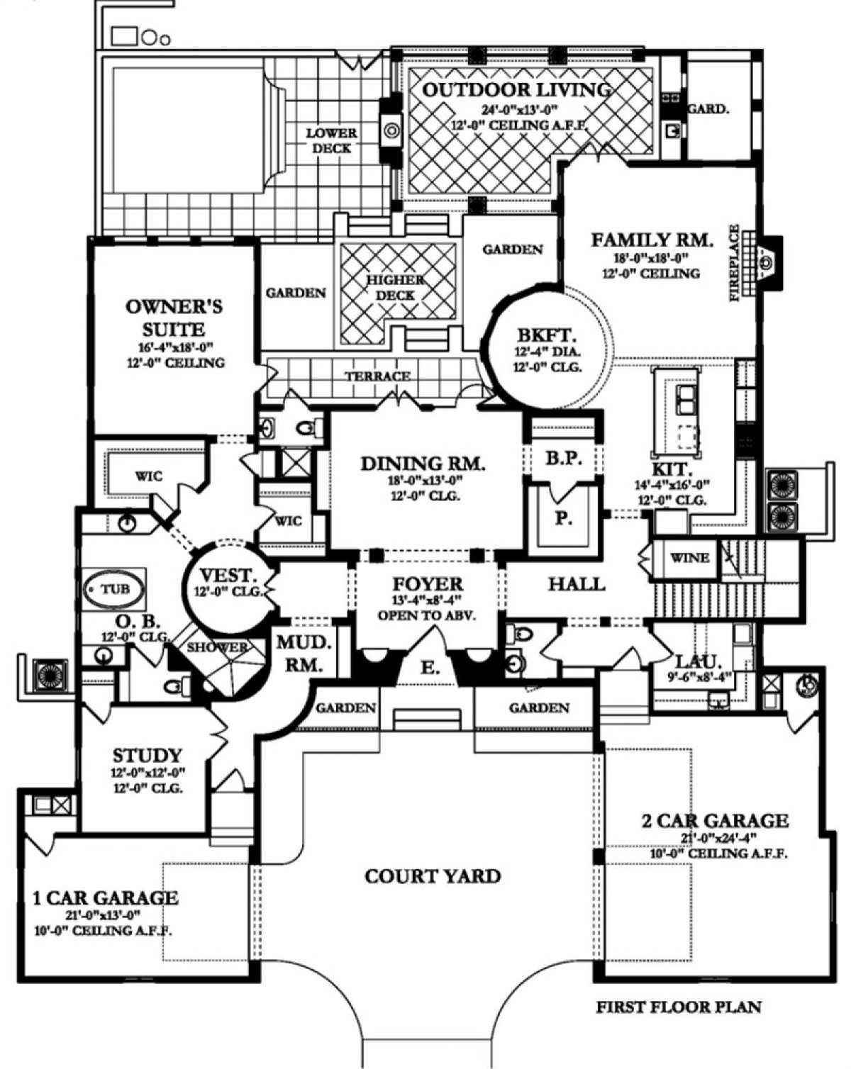 Main Floor  for House Plan #3978-00060