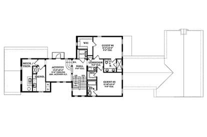 Second Floor for House Plan #3978-00063