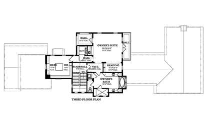 Third Floor for House Plan #3978-00063
