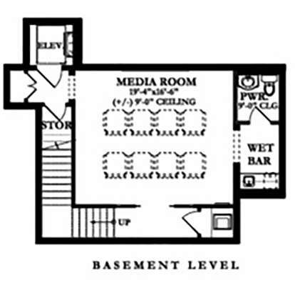 Basement for House Plan #3978-00063