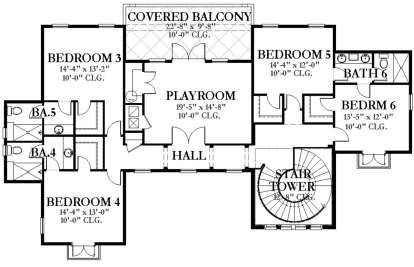 Second Floor for House Plan #3978-00064