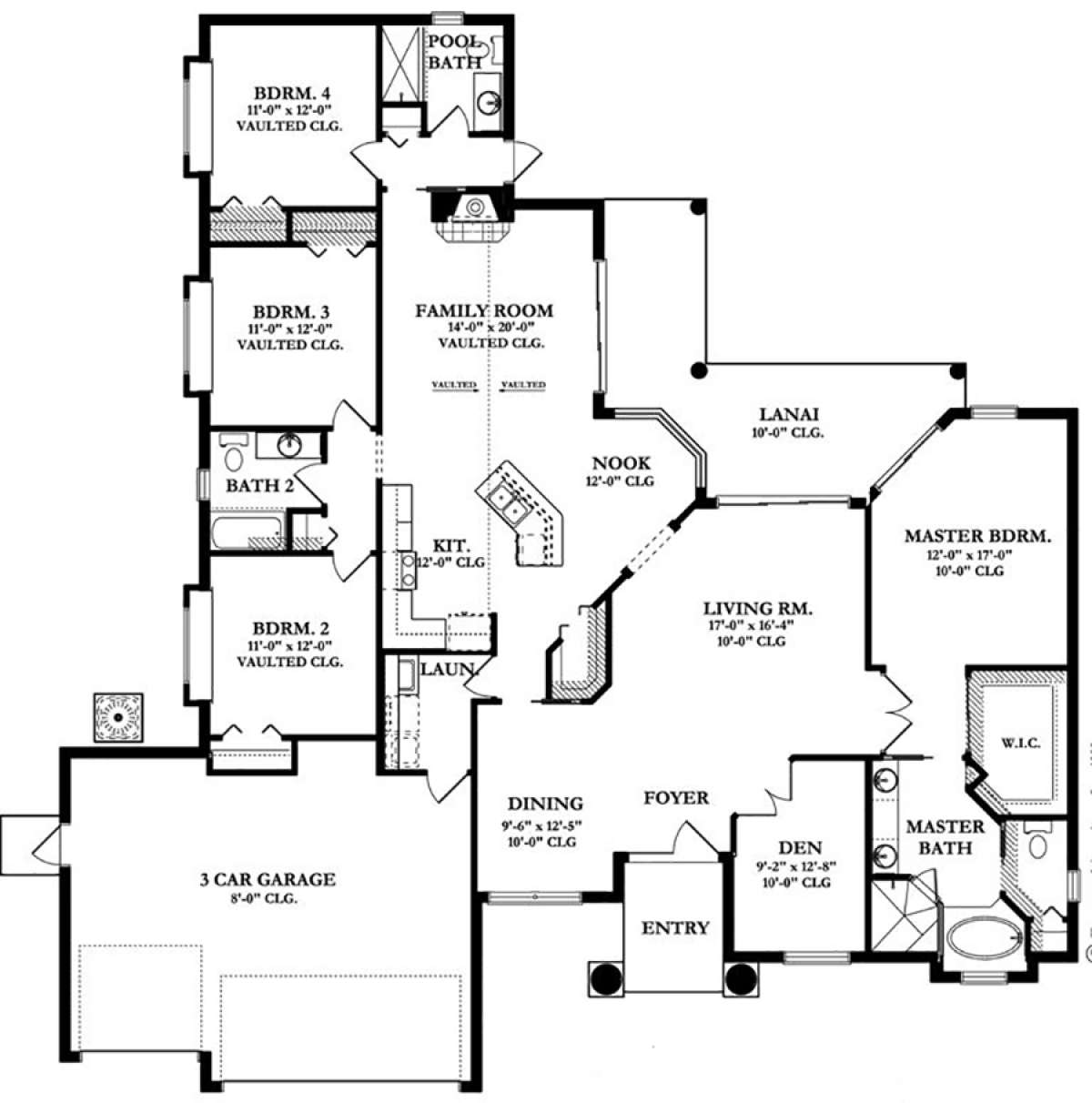 Main Floor  for House Plan #3978-00069