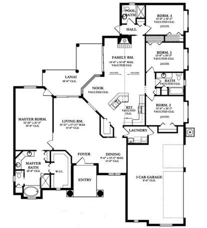Main Floor  for House Plan #3978-00070
