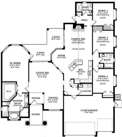 Main Floor  for House Plan #3978-00071