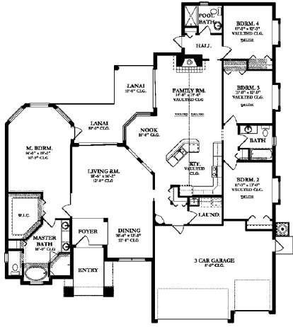 Main Floor  for House Plan #3978-00072