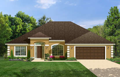 4 Bed, 3 Bath, 2508 Square Foot House Plan - #3978-00073