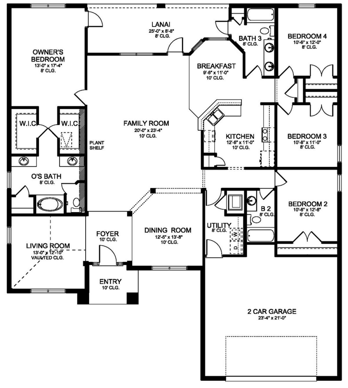 Main Floor  for House Plan #3978-00073