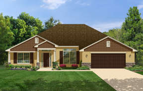 Ranch House Plan #3978-00076 Elevation Photo