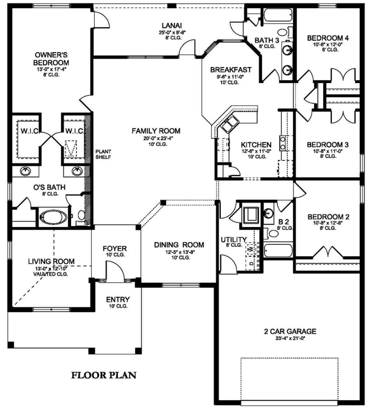 Main Floor  for House Plan #3978-00076