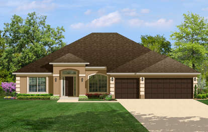 4 Bed, 3 Bath, 2508 Square Foot House Plan - #3978-00077