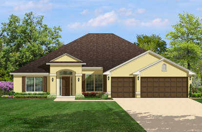 4 Bed, 3 Bath, 2508 Square Foot House Plan - #3978-00078