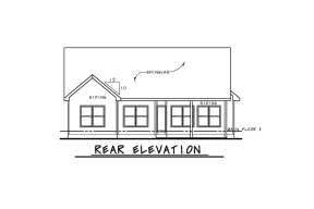 Craftsman House Plan #402-01543 Elevation Photo