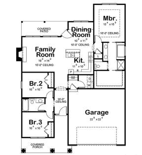 Main Floor  for House Plan #402-01543