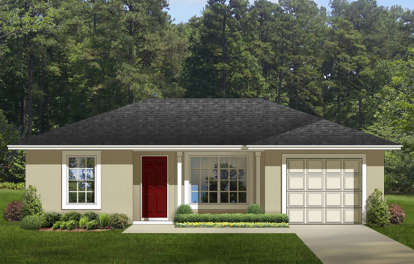 Florida House Plan #3978-00081 Elevation Photo