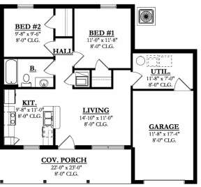 Main Floor  for House Plan #3978-00081