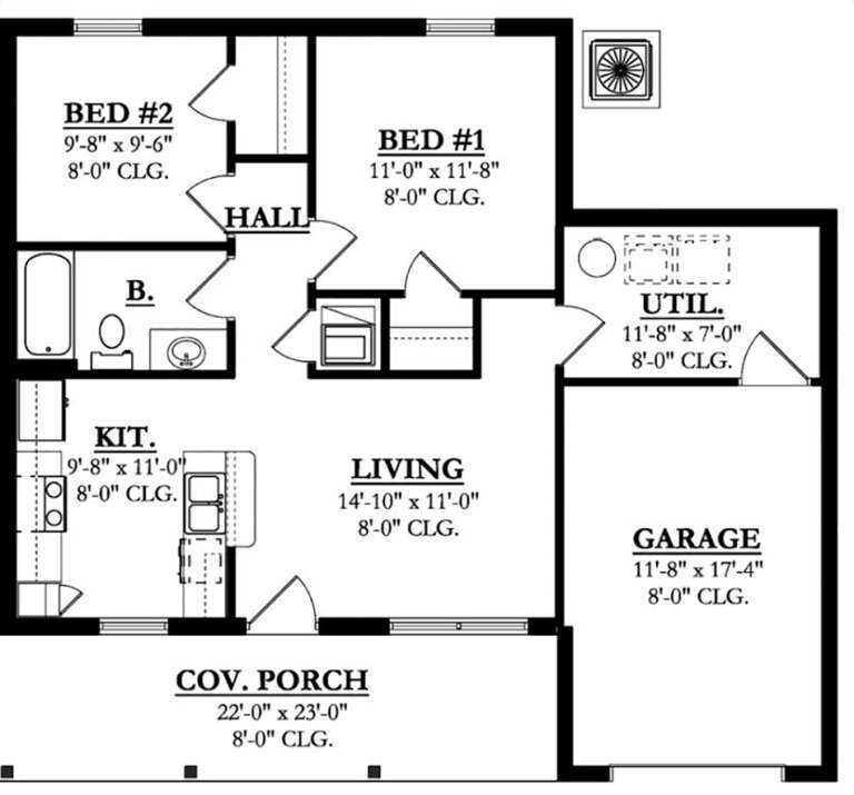 House Plan House Plan #19709 Drawing 1